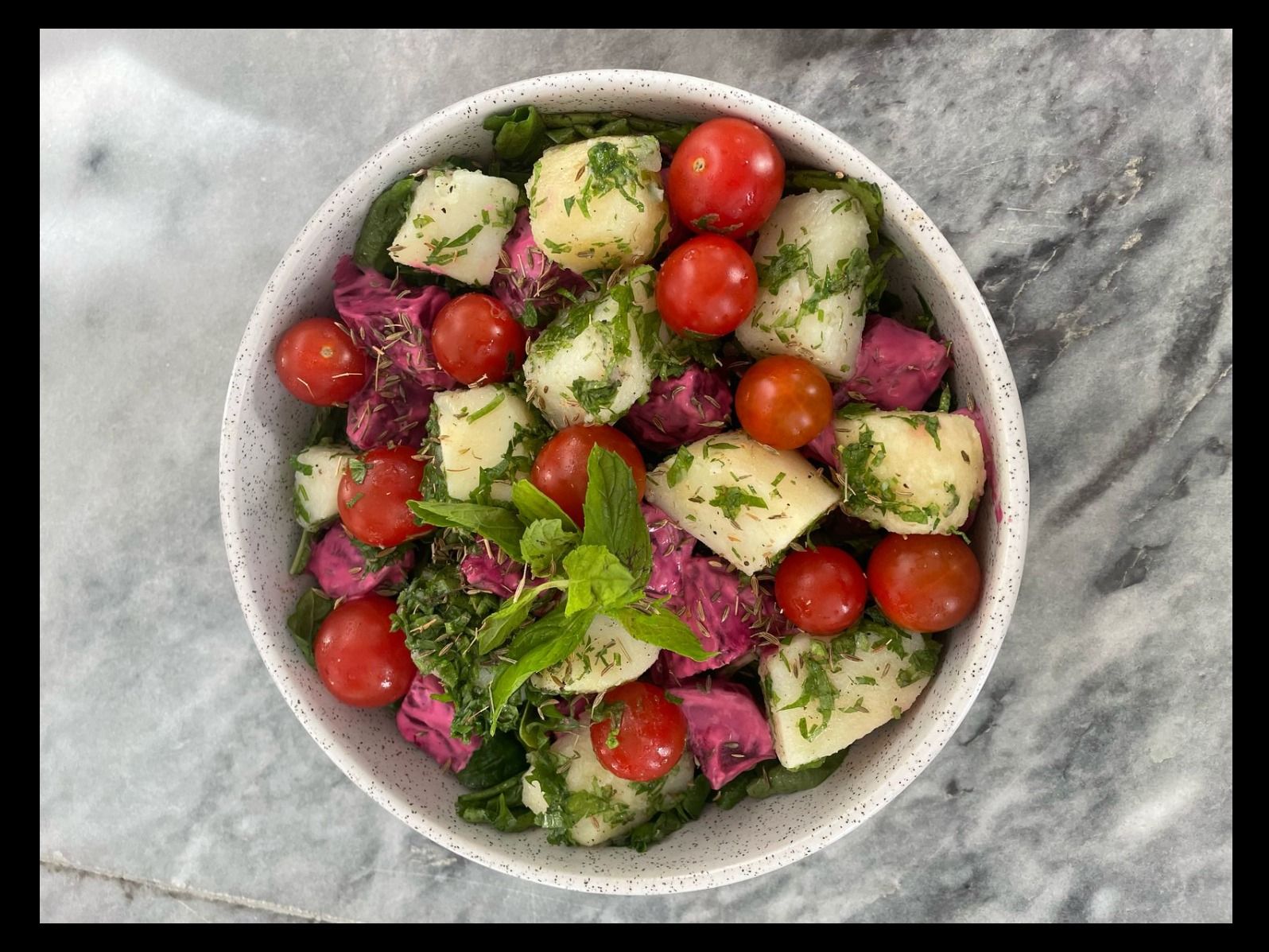 Potato And Beetroot Salad