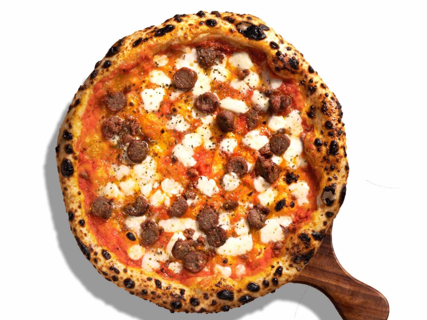 Spicy Merguez Sausage Pizza