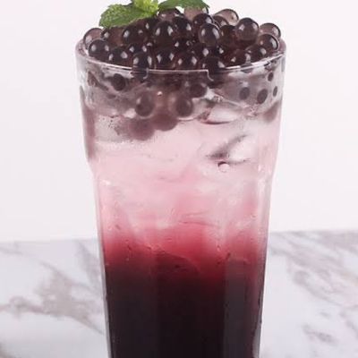 Popping Boba Blueberry Soda