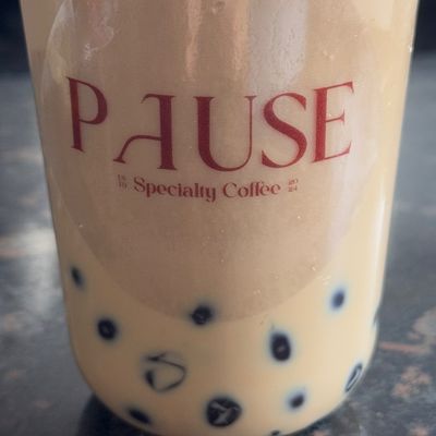 Popping Boba Spanish Latte