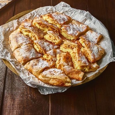 Bughasha Pie with coconut