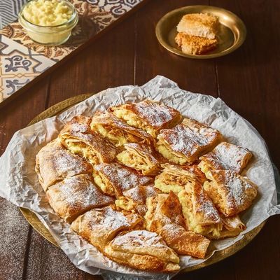 Kunafa and Basbousa Pie