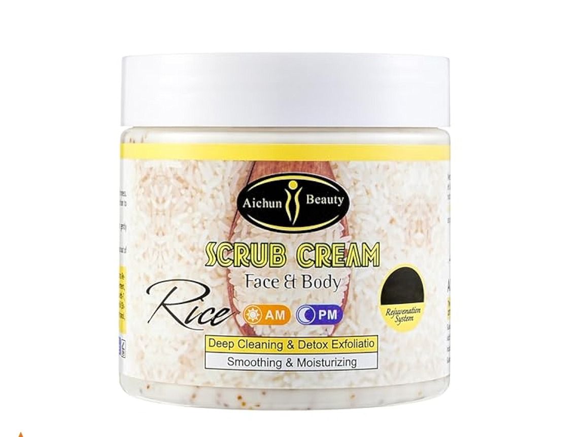 Aichun Beauty Rice Scrub Cream Face and body 200 Ml AC3211