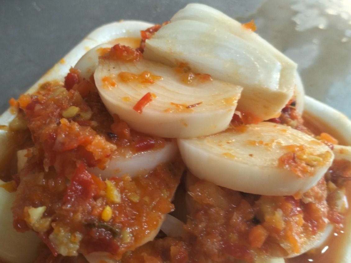 Tranches Onions With Da'aa