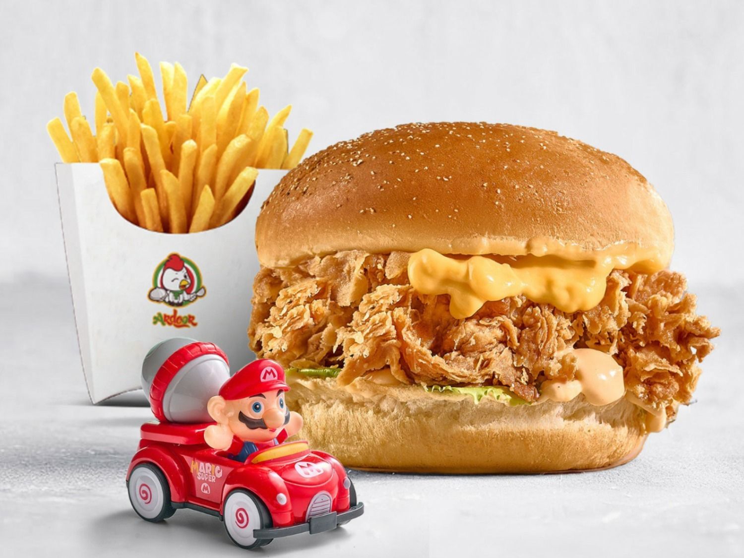 Kids Fried Sandwich Meal