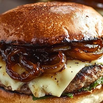 Carmelize Burger Sandwich