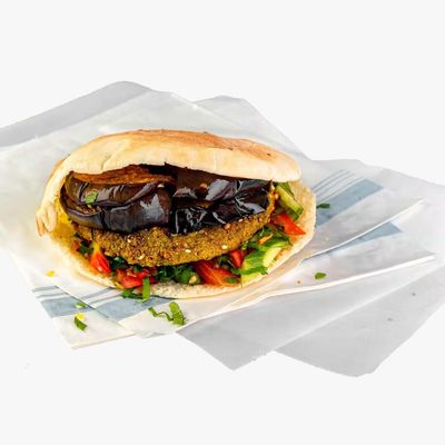 Taamia With Eggplant Sandwich