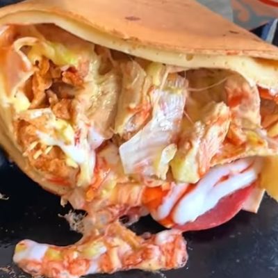Zinger Chicken Crepe.