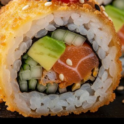 Grilled Salmon Roll