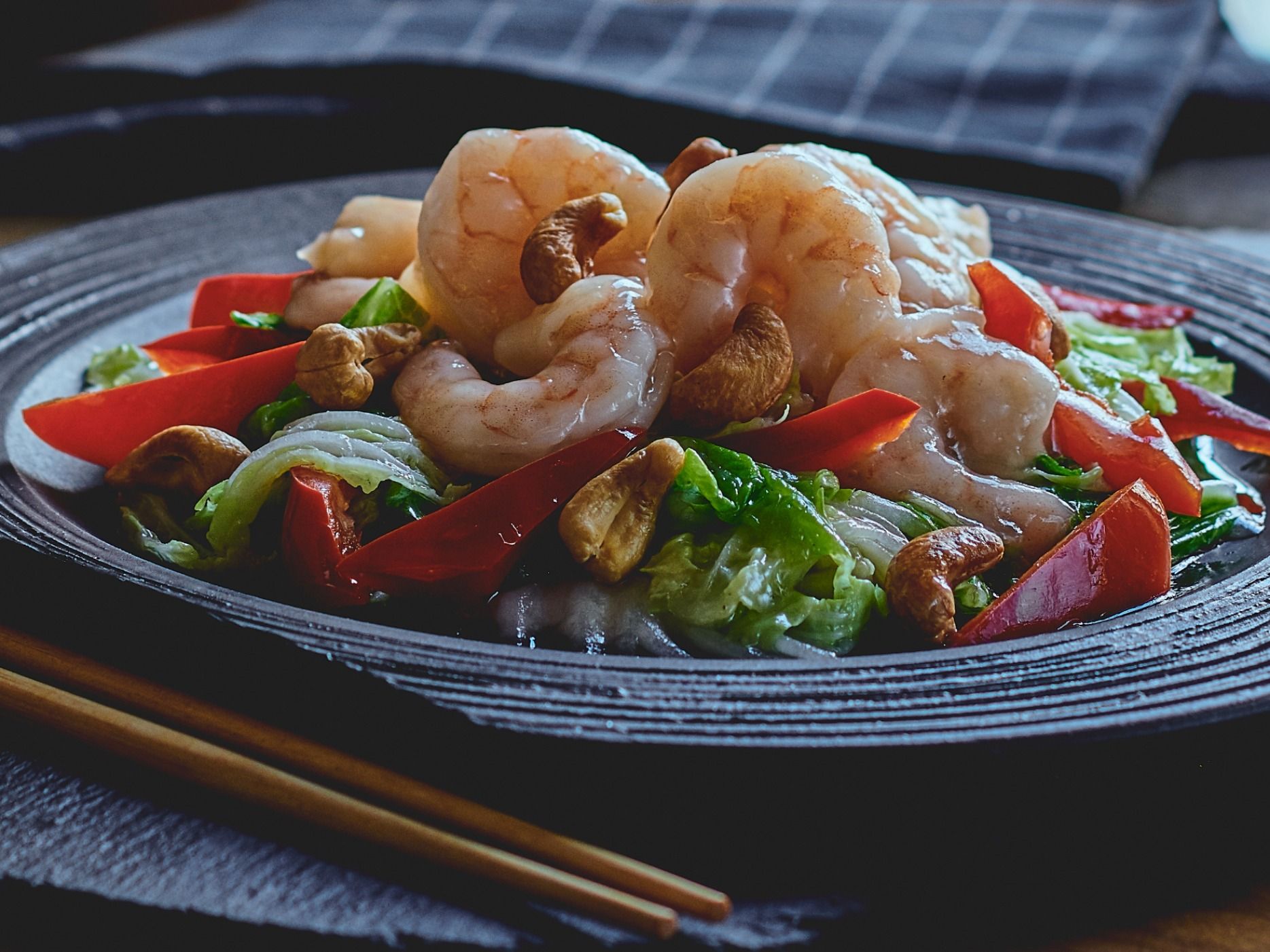 Prawns with Cashew Nuts