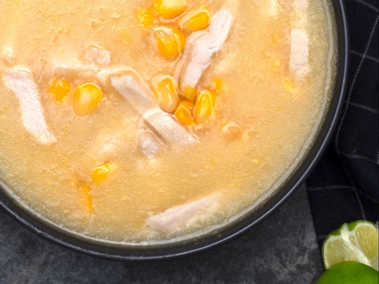Sweet Corn & Chicken Soup