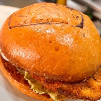 Golden Fried burger
