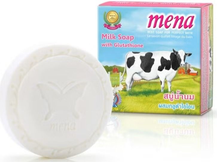 Mena Milk Soap with Glutathione 130 Gm