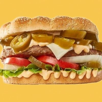 برجر لحم هالبينو حار