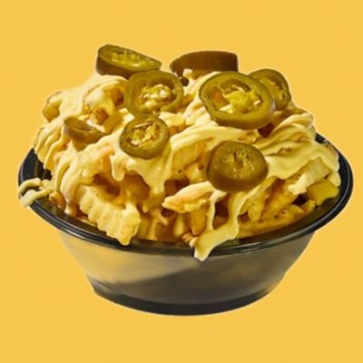 بطاطس مقلية بجبنة وهالبينو