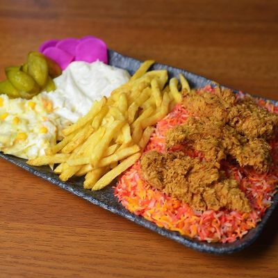 Crispy Meal With Rice
