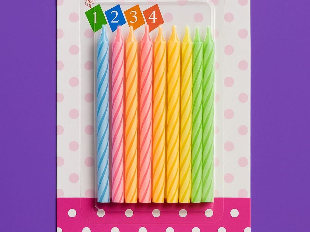 Colored Magic Candles