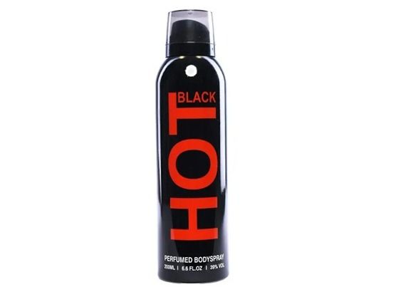 Hot Black Man Body Spray Deo 200 Ml 4466