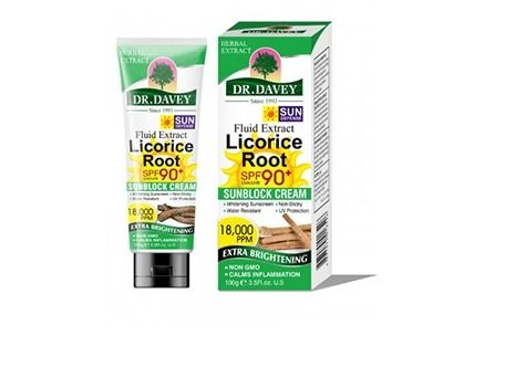 Dr.Davey Fluid Extrat Licorice Root Sunblock Cream 100Gm