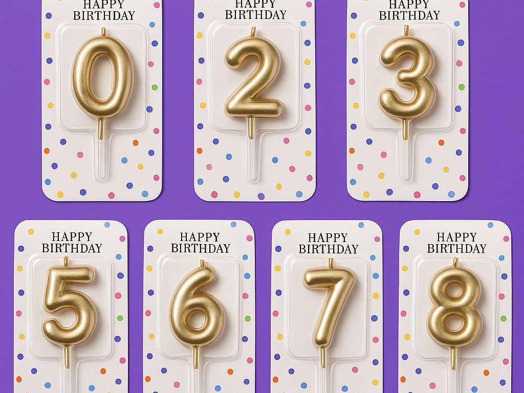 Numbers Candles