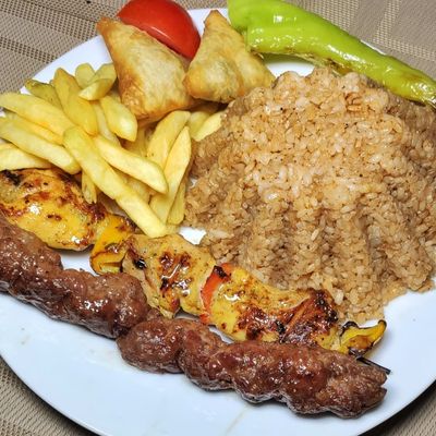 Al Basha Meal 1/8 Shish$ 1/8 Kofta