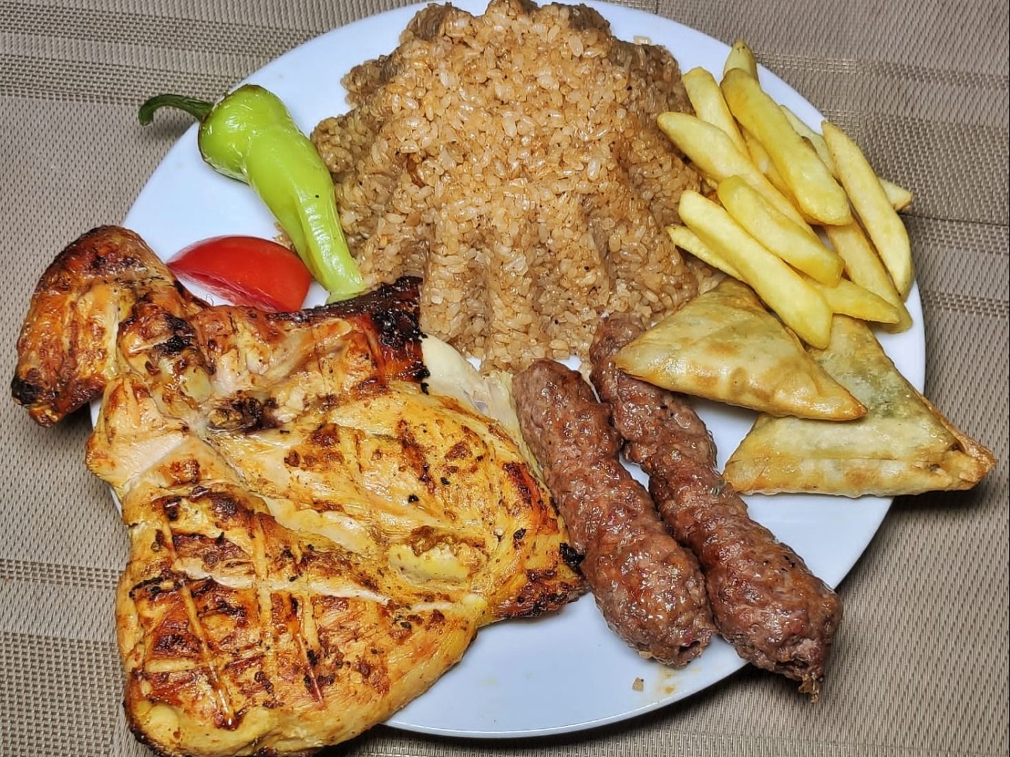 Al Basha Meal 1/4 Chicken Grill $1/8kofta