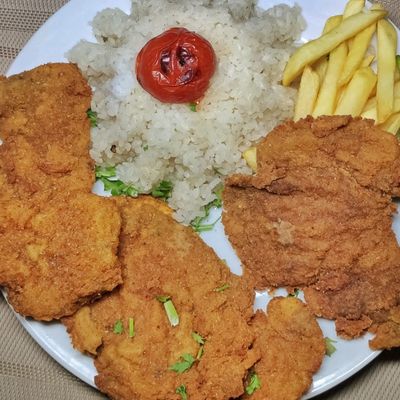 Al Basha Meal 3 Pieces Of Escalope Pane