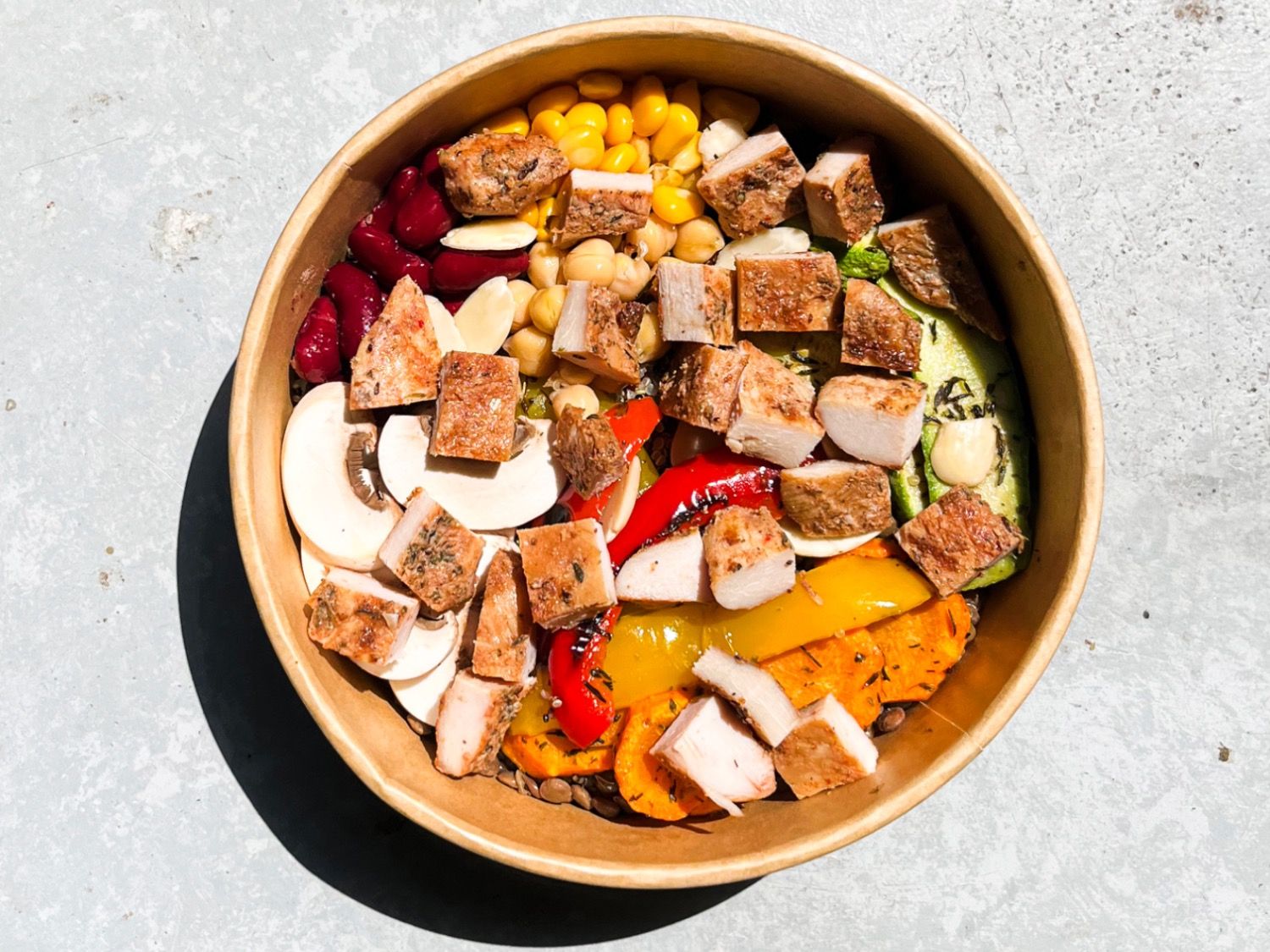 Brown Rice Grilled Chicken & Veggies