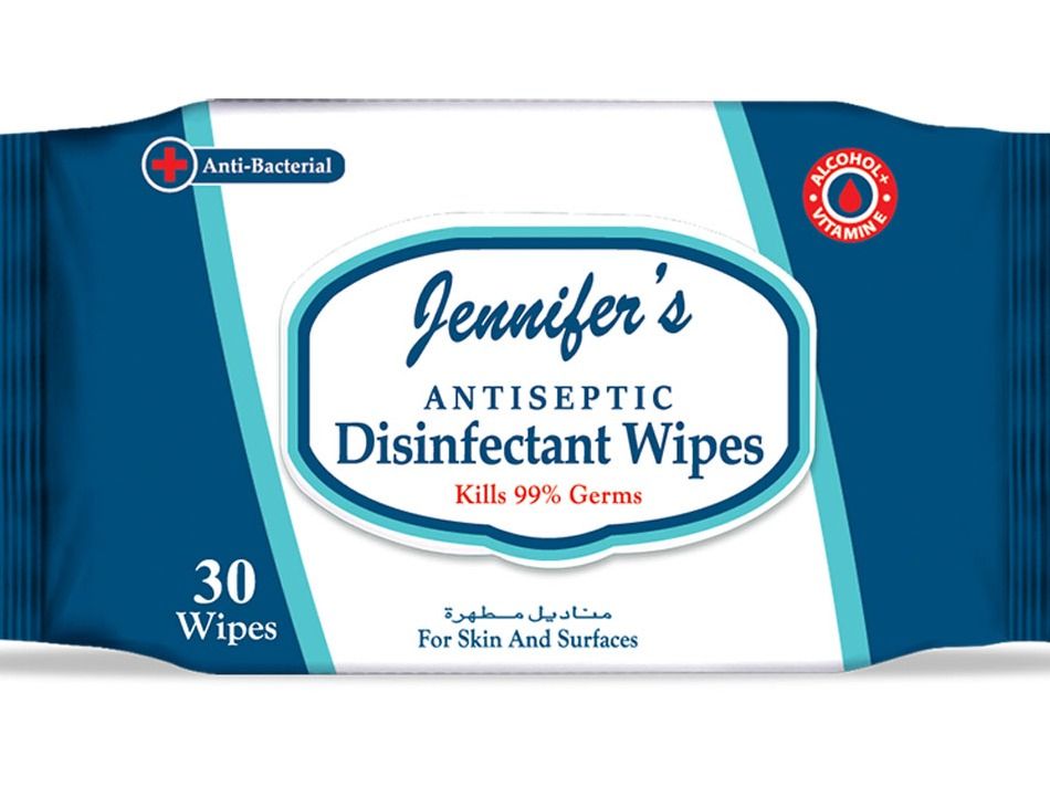 Jennifer Disinfectant Wipes 30 Wipes
