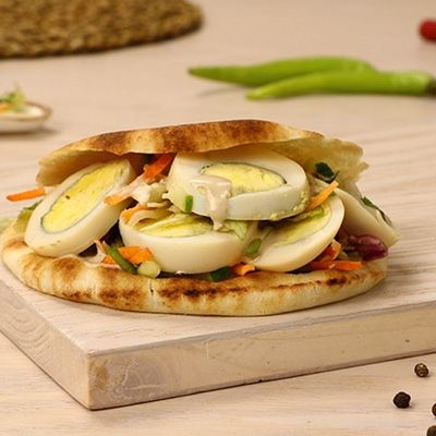 Medahrag Eggs in ghee sandwich