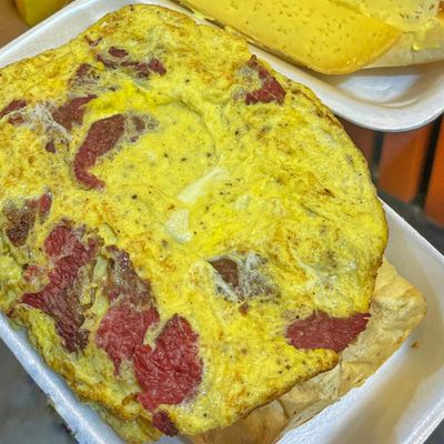 Pastrami Omelette