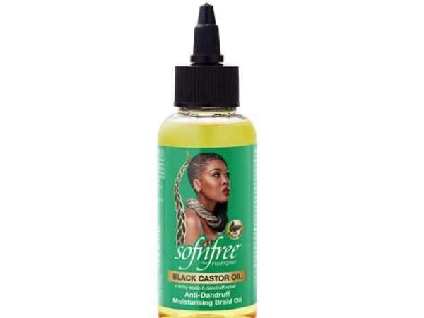 Sofnfree Black Castor Oil Braid Oil 100 Ml