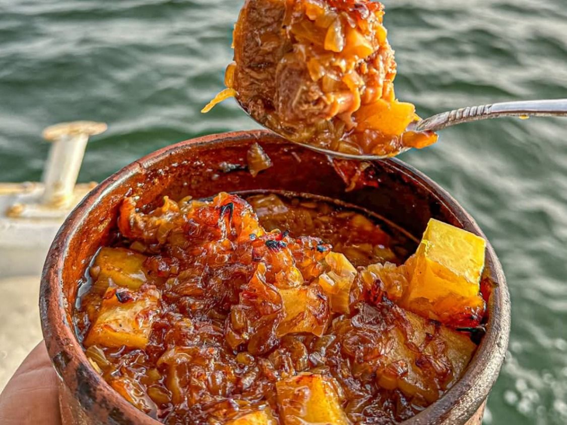 Potato casserole with meat