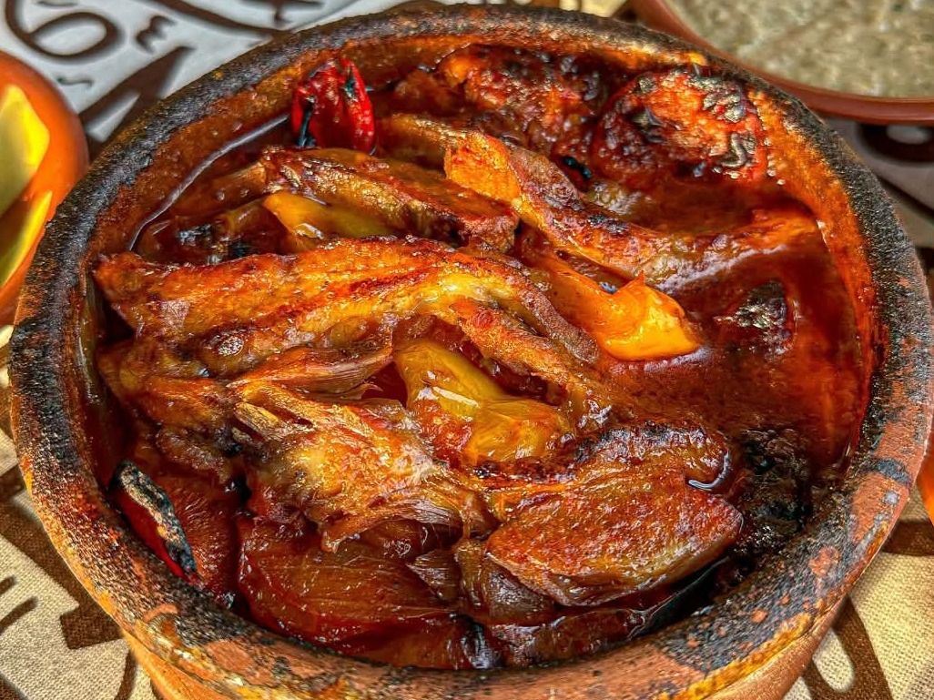Lamb ribs Tarwiaa casserole