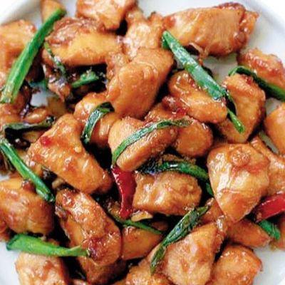 Add Grilled Chicken Pieces