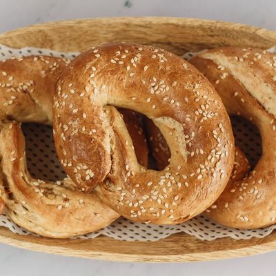 Brown Oat Bagel