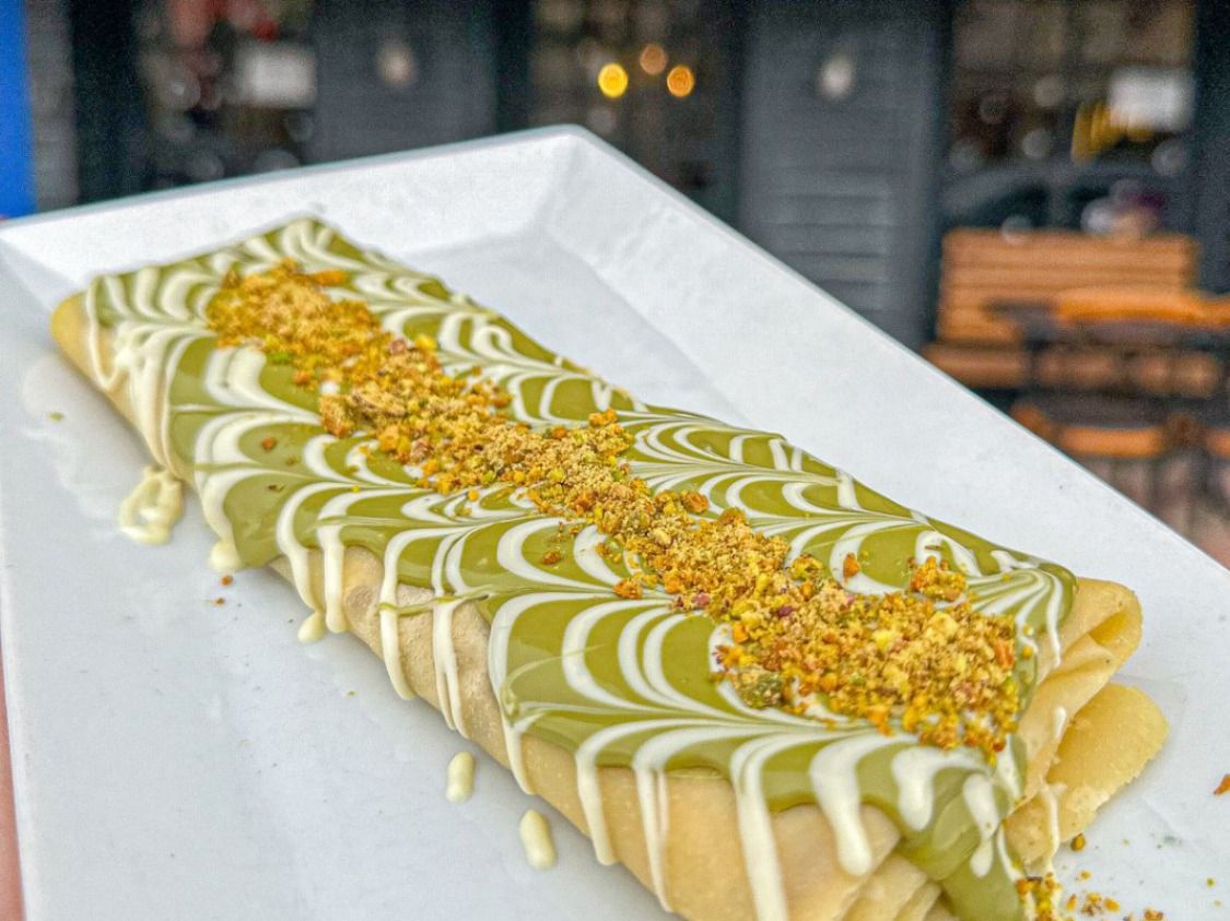 Pistachio Crepe