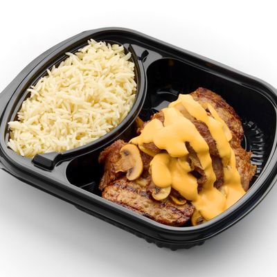 Steak & Cheese Mushroom Burger Meal