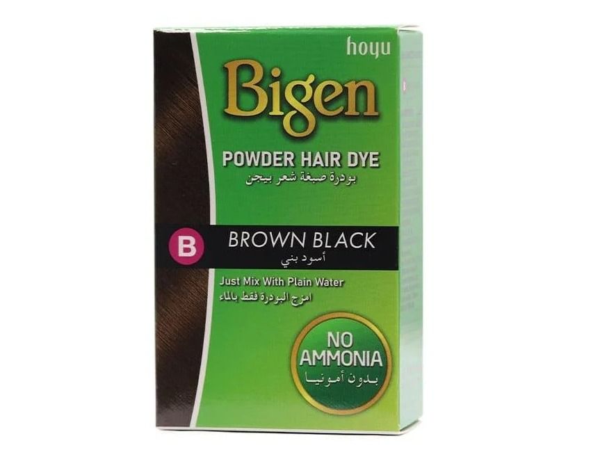 Bigen Powder Hair Dye Brown Black B 6g