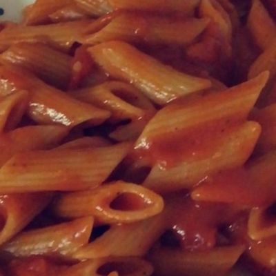 Plain Pasta with Sauce