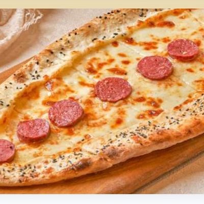 Pide With Sucuk And Cheese