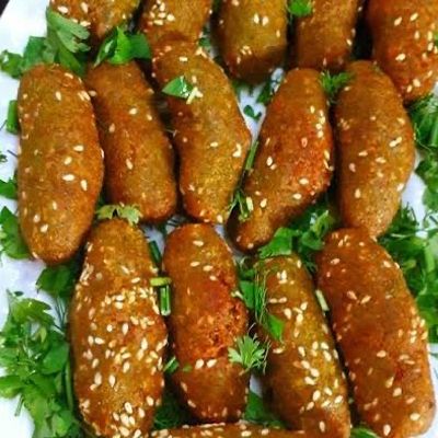 طعمية مع بابا غنوج