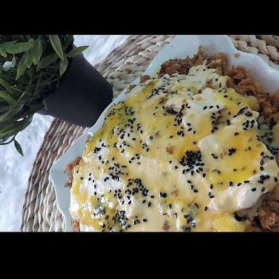 Fatteh with Cream and Honey