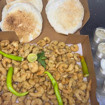 1 Kg Of Small, Gutted Fried Shrimp