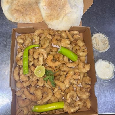 Half A Kilo Of Fried, Gutted Shrimp