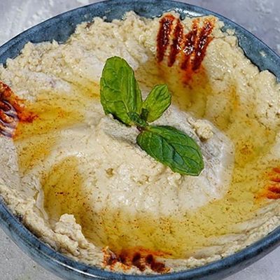 Labna with Eggplant