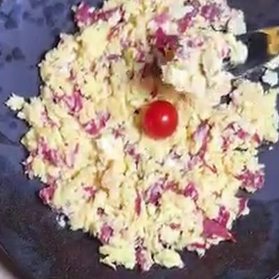 Scrambled with Kiri Pastrami