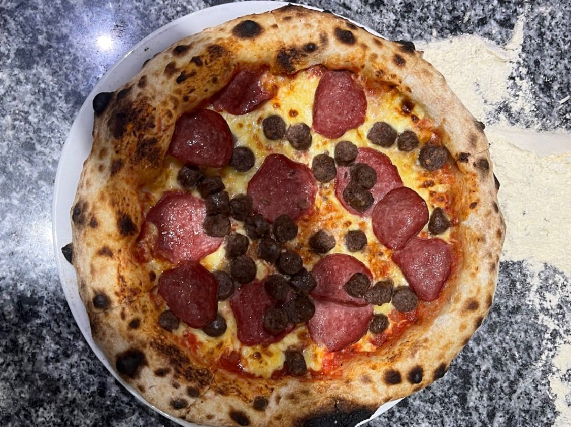Marinara Carne Pizza Large