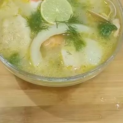 Vegan Seafood Soup