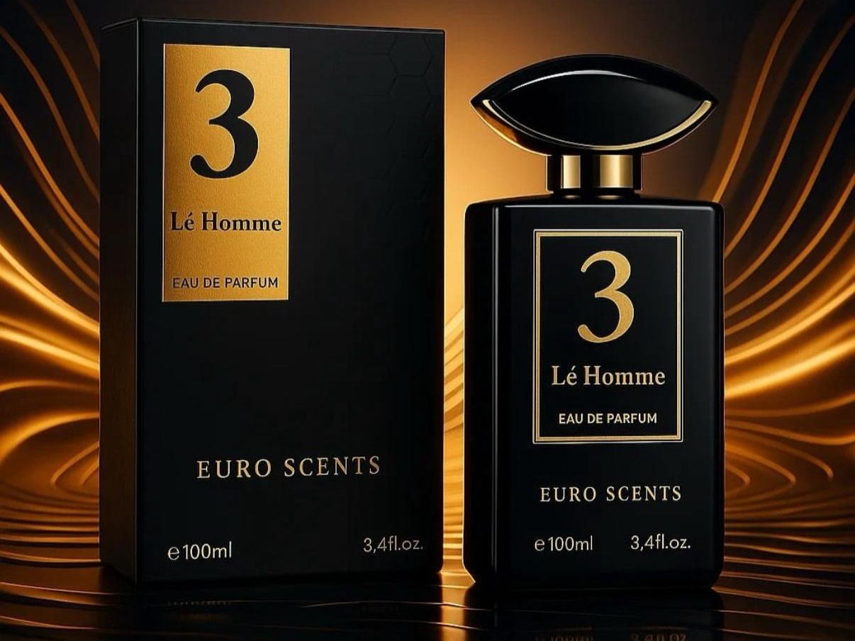 Le Homme 3 Black Euro Scents Perfume 100Ml